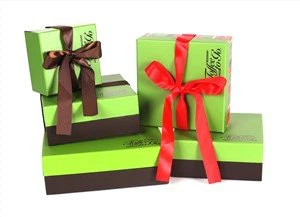 Ferkantaður gjafakassi umbúðir